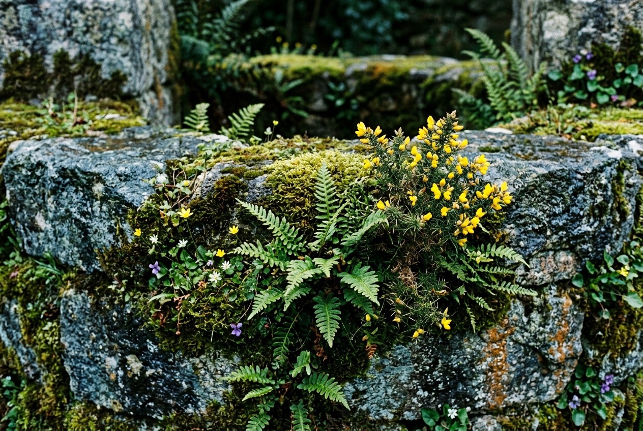 Puits ancien et biodiversité : ce qu'on trouve parfois au fond d'un vieux puits, illustration technique du sujet, sans personne ni main