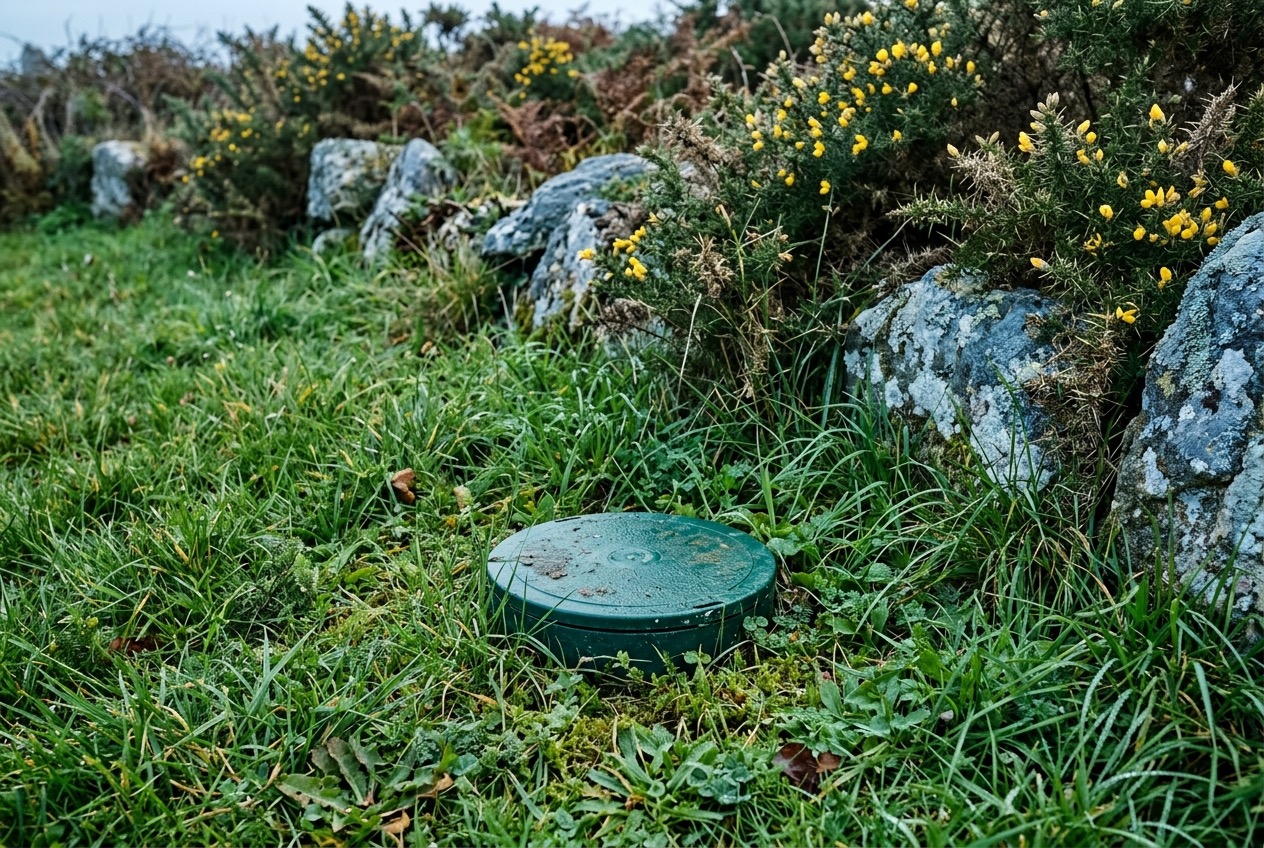 Sonde géothermique et jardin : quel impact sur l'aménagement extérieur, illustration technique du sujet, sans personne ni main